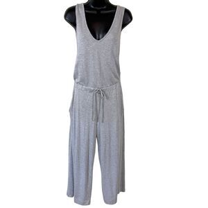 Beyond Yoga Farrah Scoop-Neck Sleeveless Wide-Leg Cropped Jumpsuit